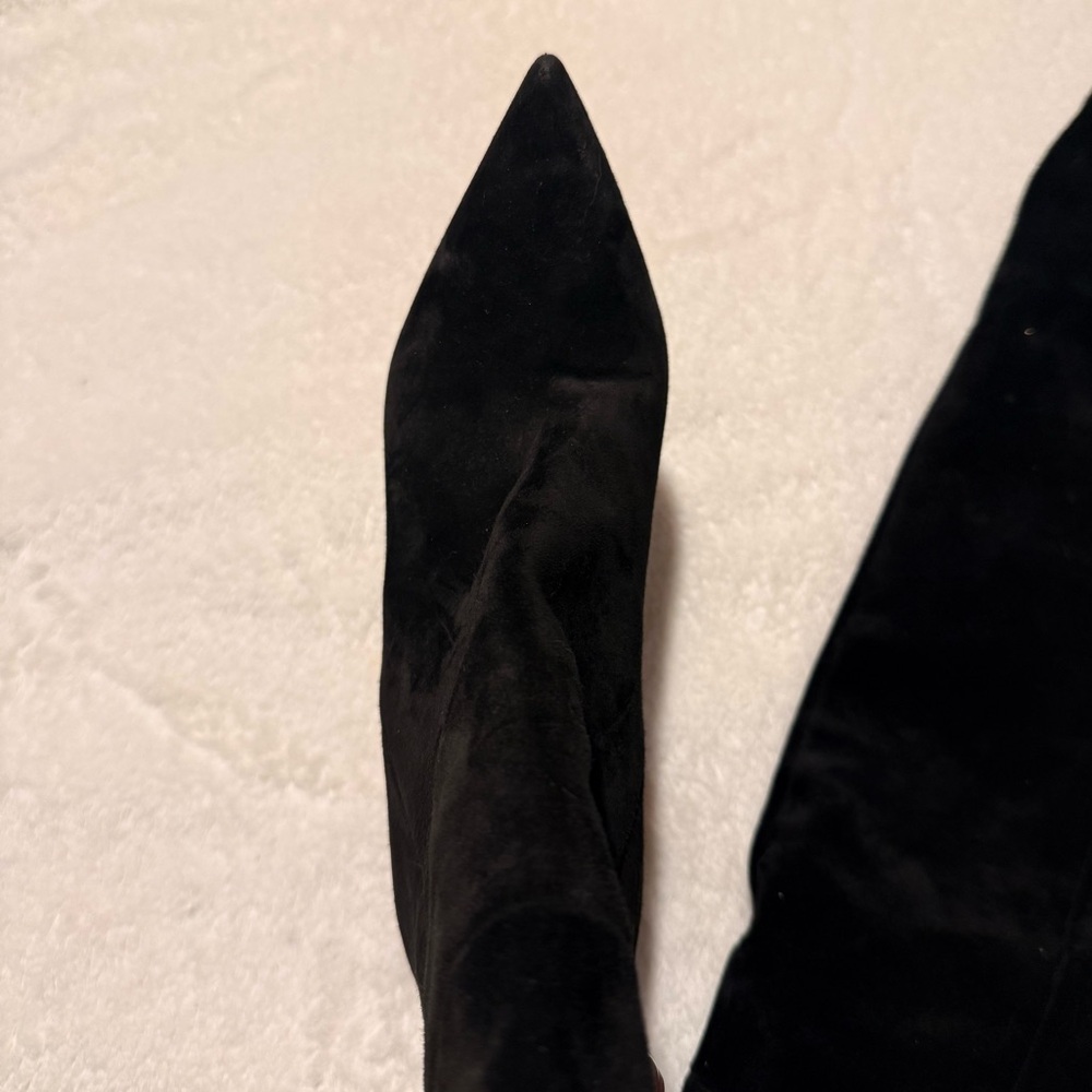 Christian Louboutin Astrilarge Botta 100 black suede size 37 1/2 - Picture 7 of 16